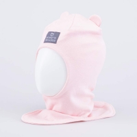 07011304-40 Шапка-шлем детская двухслойная розовый